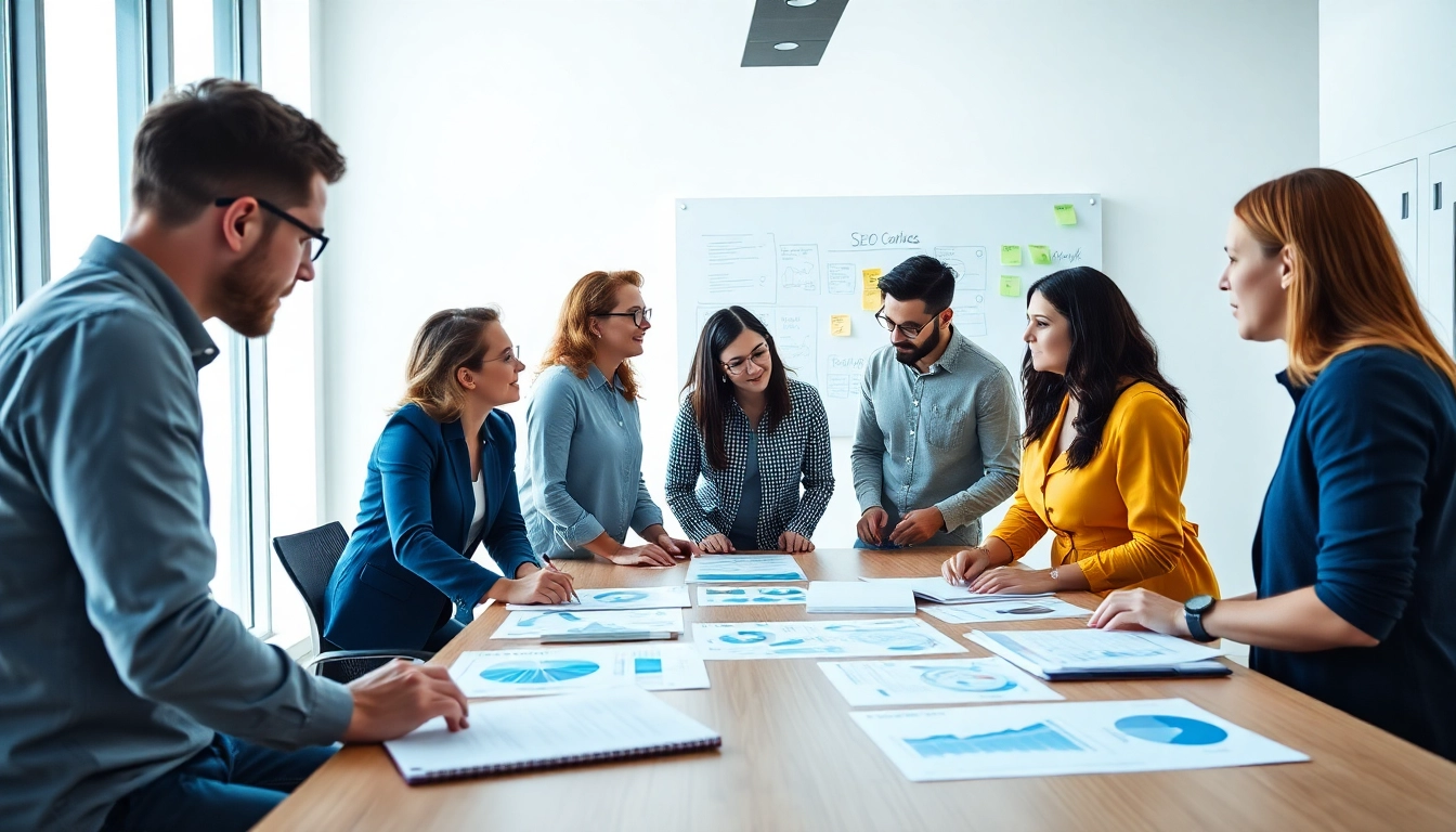 Optimize your edmonton seo strategy with a professional brainstorming session in action.