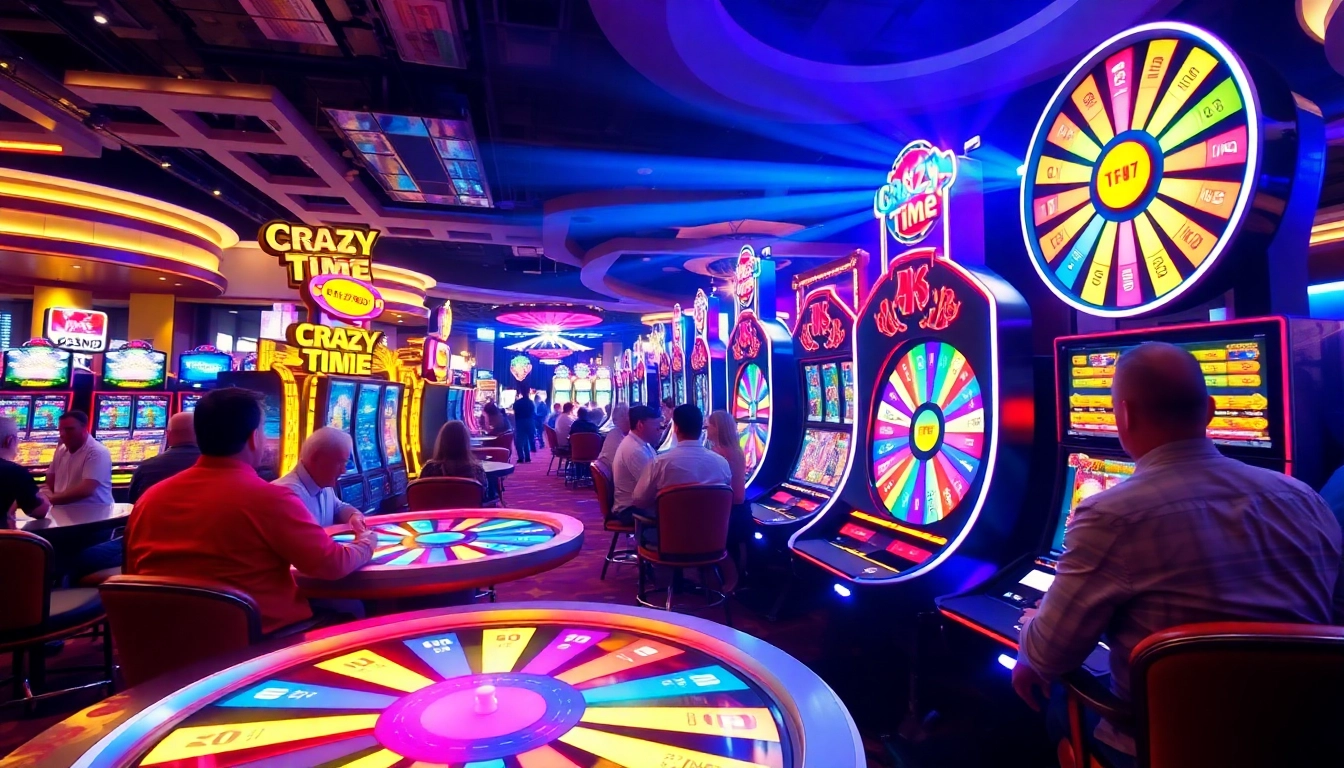 Engage with crazy time stats live during an immersive casino gaming experience filled with vibrant visuals.