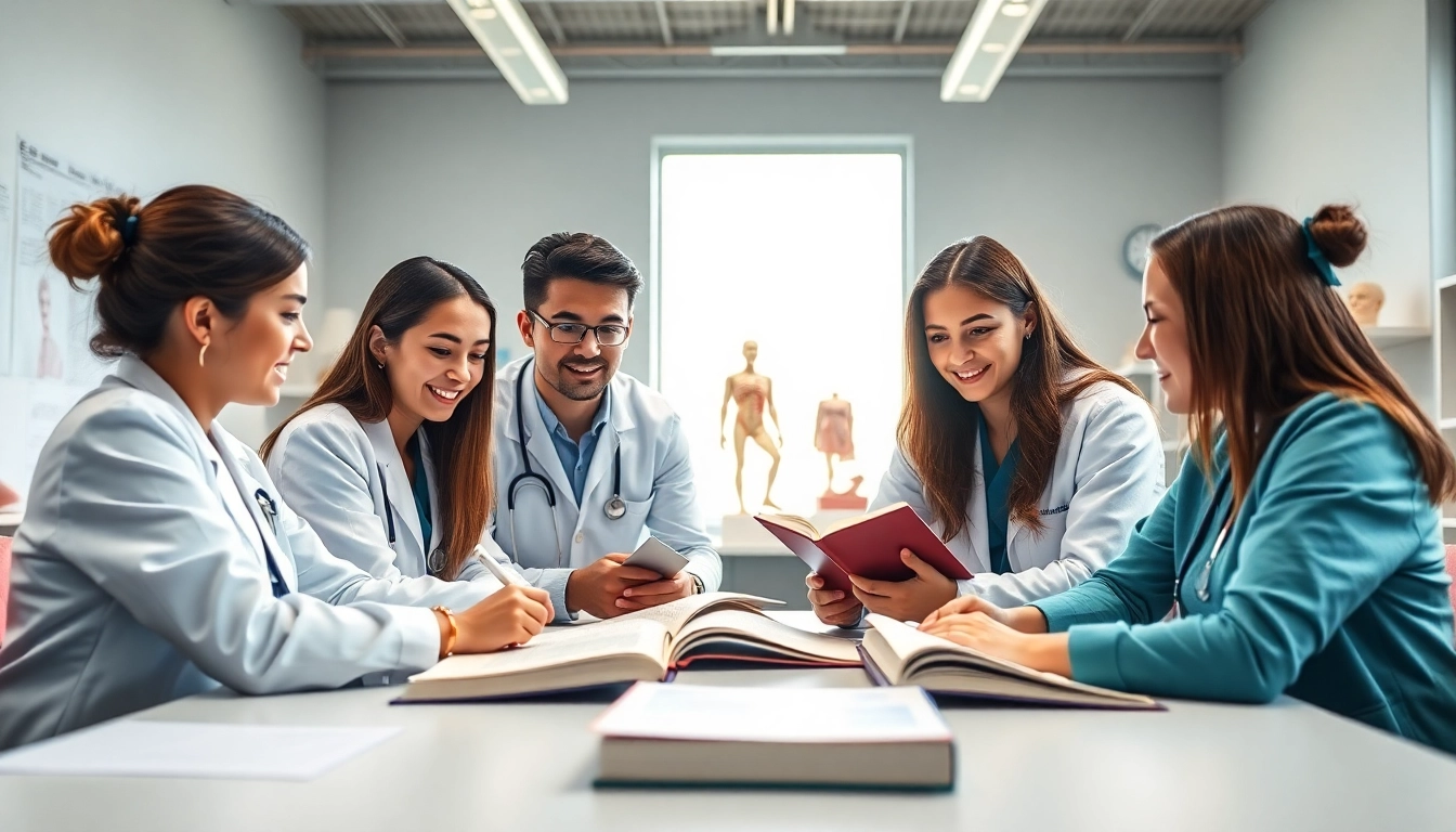 Medizinstudium ohne Test: Studierende im Austausch über medizinische Themen ohne Zulassungstest.