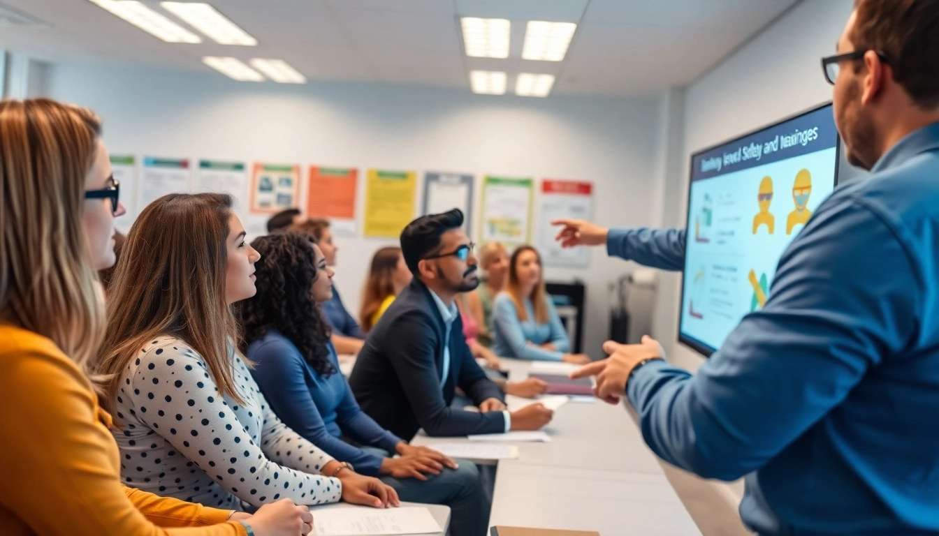 Learn about NVQ Level 7 health safety answers in a professional training session with diverse participants.