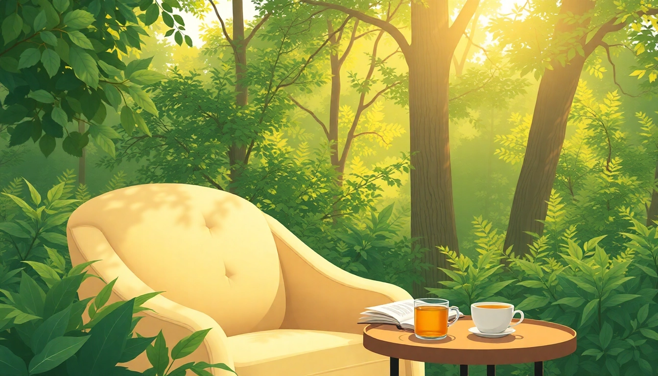 Guided healing trauma space showcasing inviting elements for recovery.