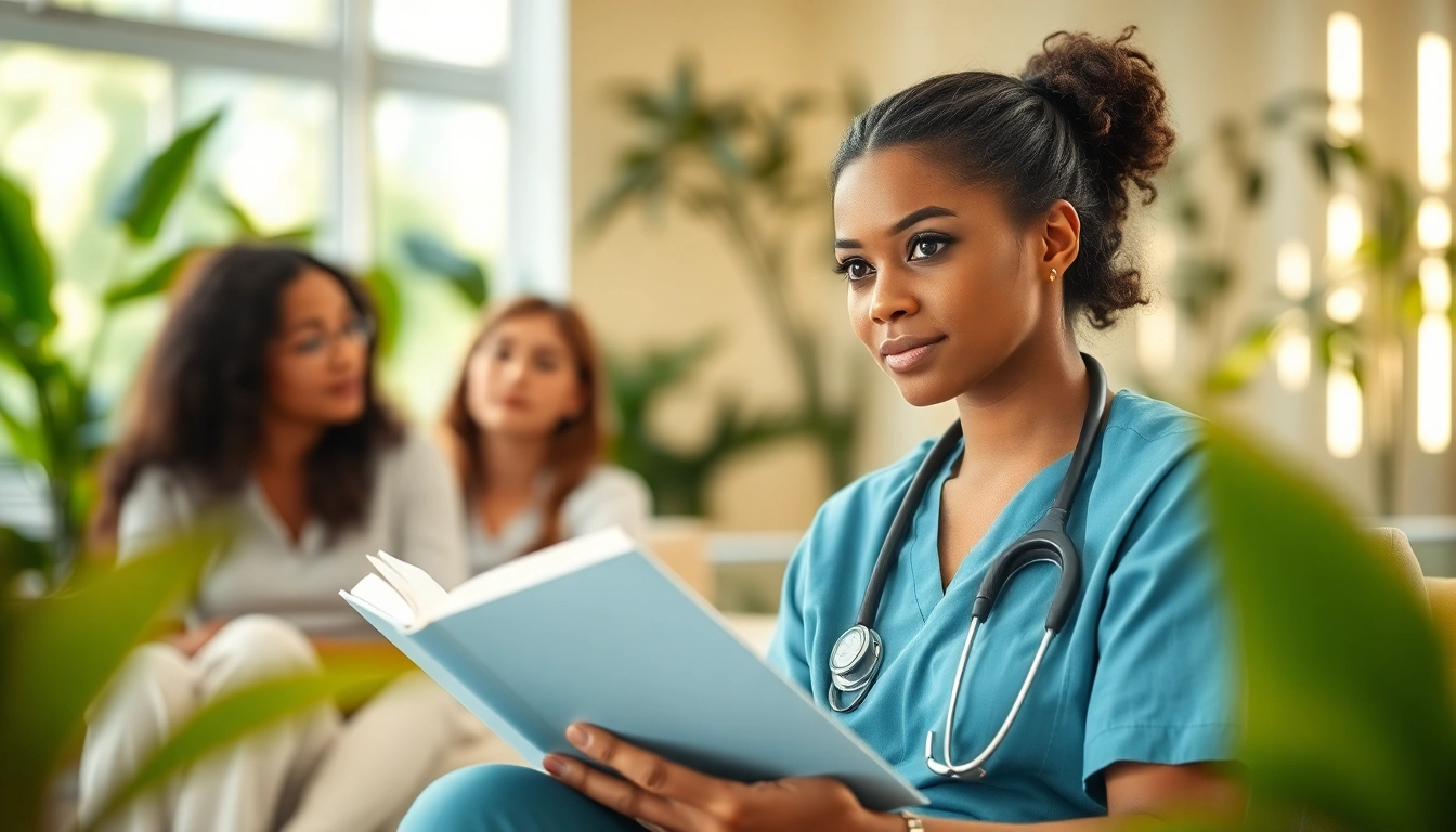 The VDAP Program in Alabama shows a nurse reflecting in a supportive rehabilitation center.
