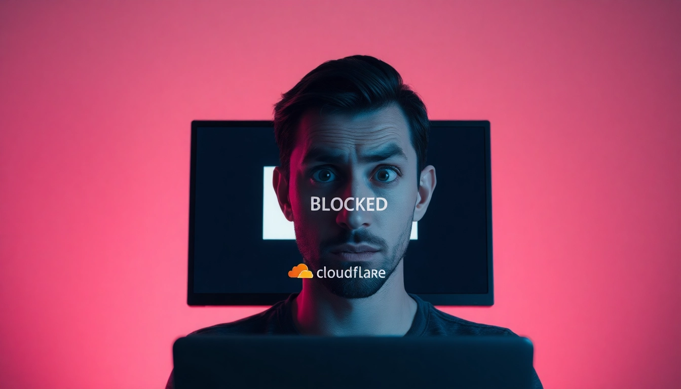Inatogel user encountering a security block while accessing a service on Cloudflare.