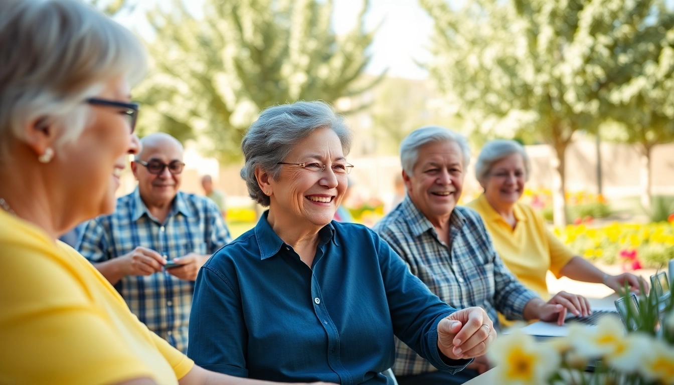 Engagement at the senior center las vegas nevada with seniors participating in activities.