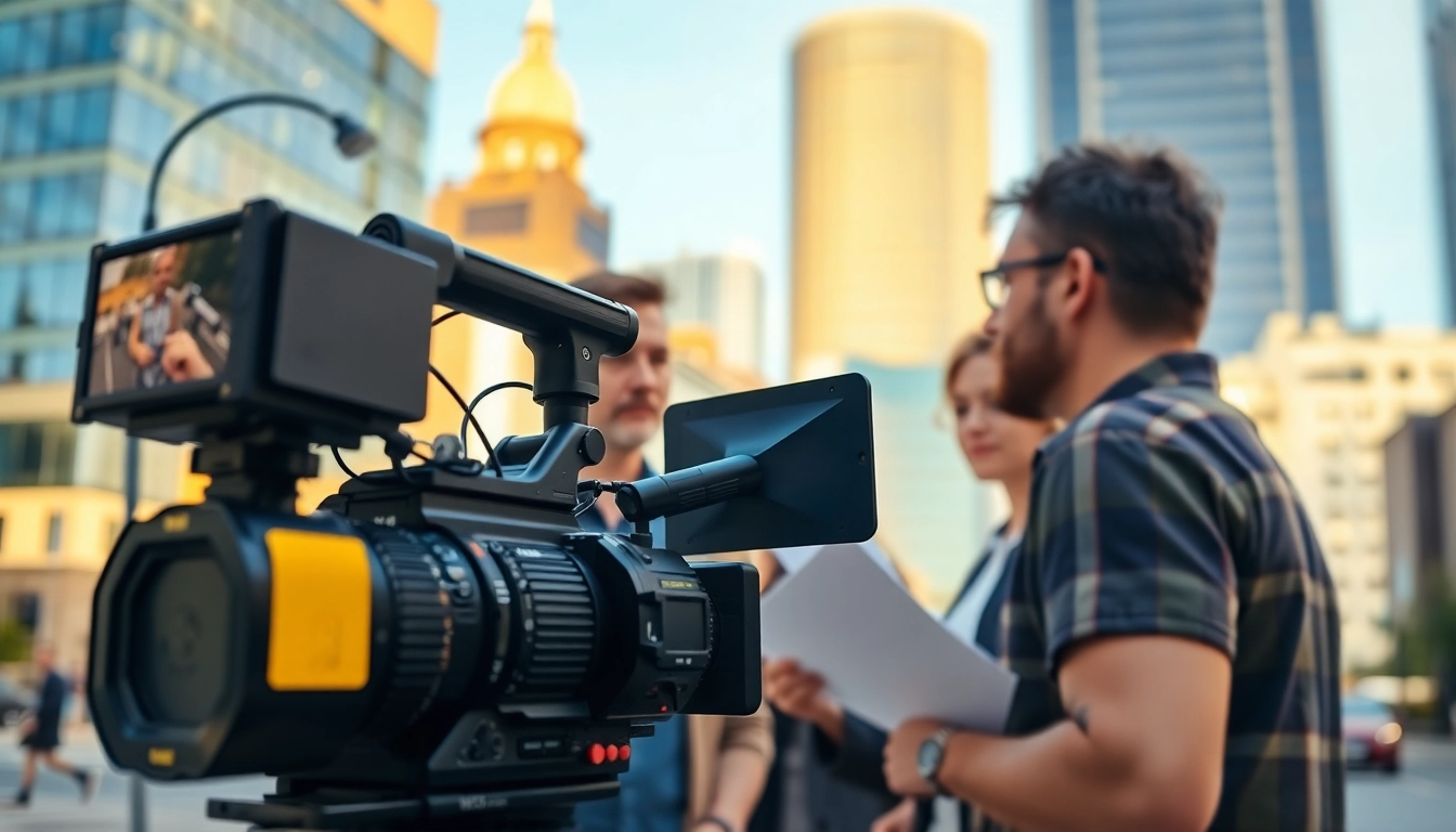 Capture engaging moments in tacoma video production as a team collaborates outdoors, showcasing creativity and professionalism.